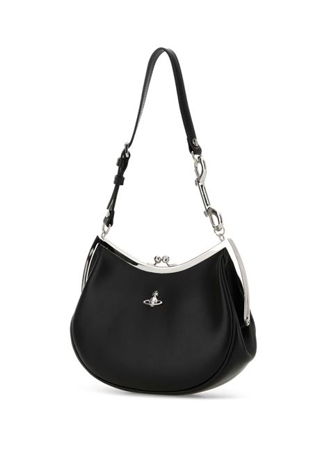 charme frame purse bag woman black  VIVIENNE WESTWOOD | 4B01000VW-L008K-N403